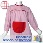 Foto babi cuadros rojos