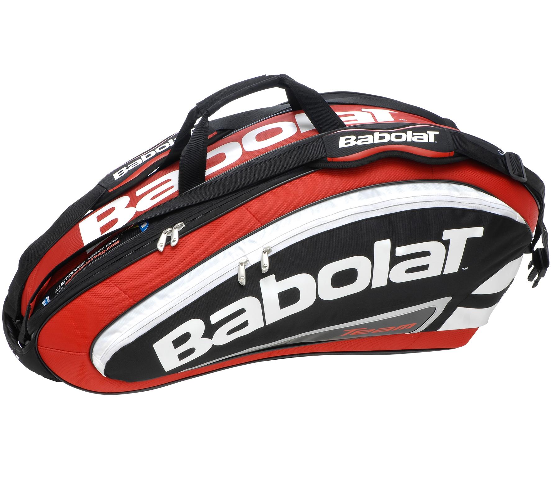 Foto Babolat - Raquetero x 9 Team Line rojo