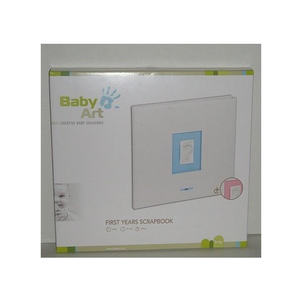 Foto BABY ART FIRST YEARS SCRAPBOOK WHITE & BLUE/PINK (Color: Blanco)