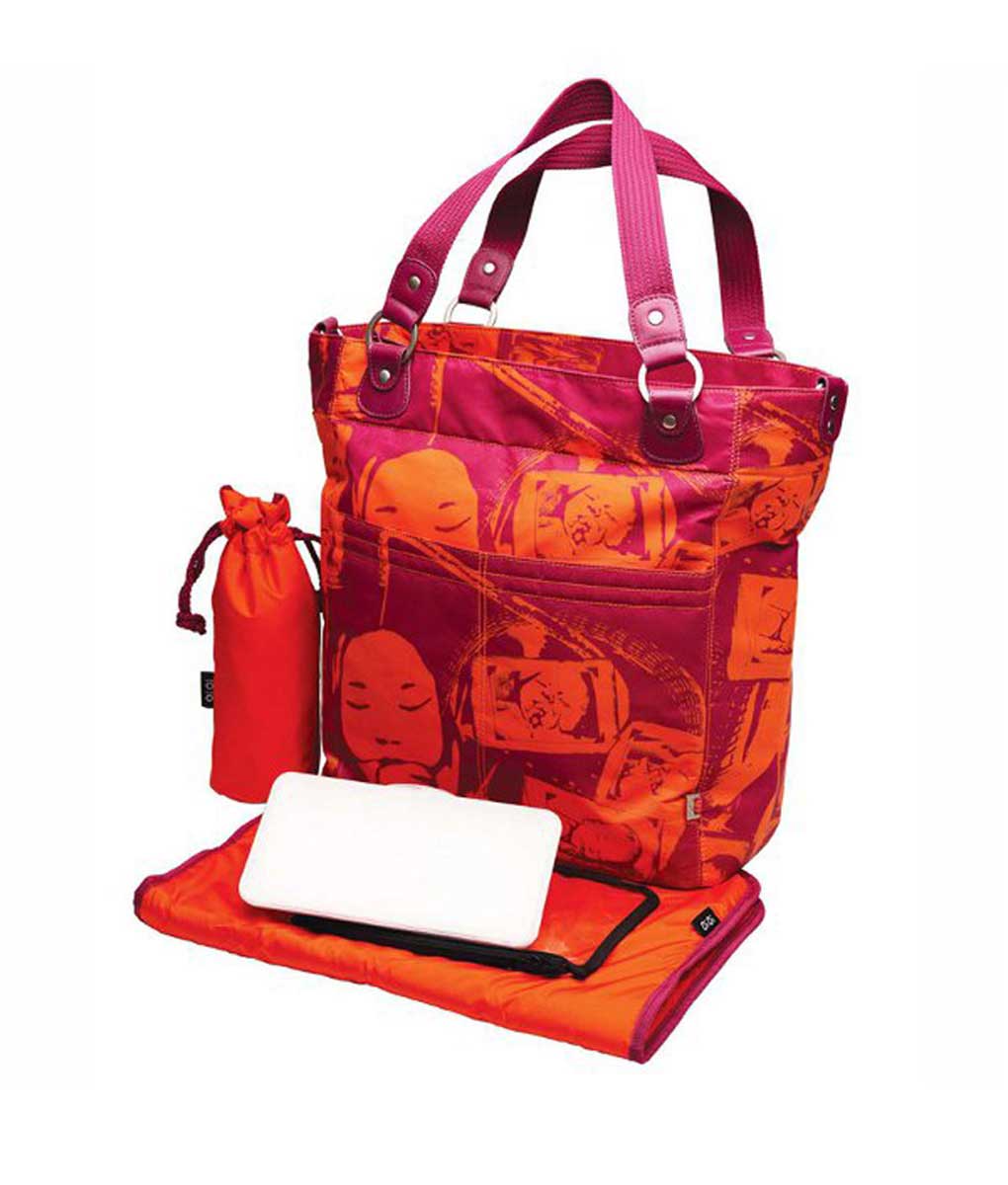 Foto Baby face oioi tote sack carrot-rasberry