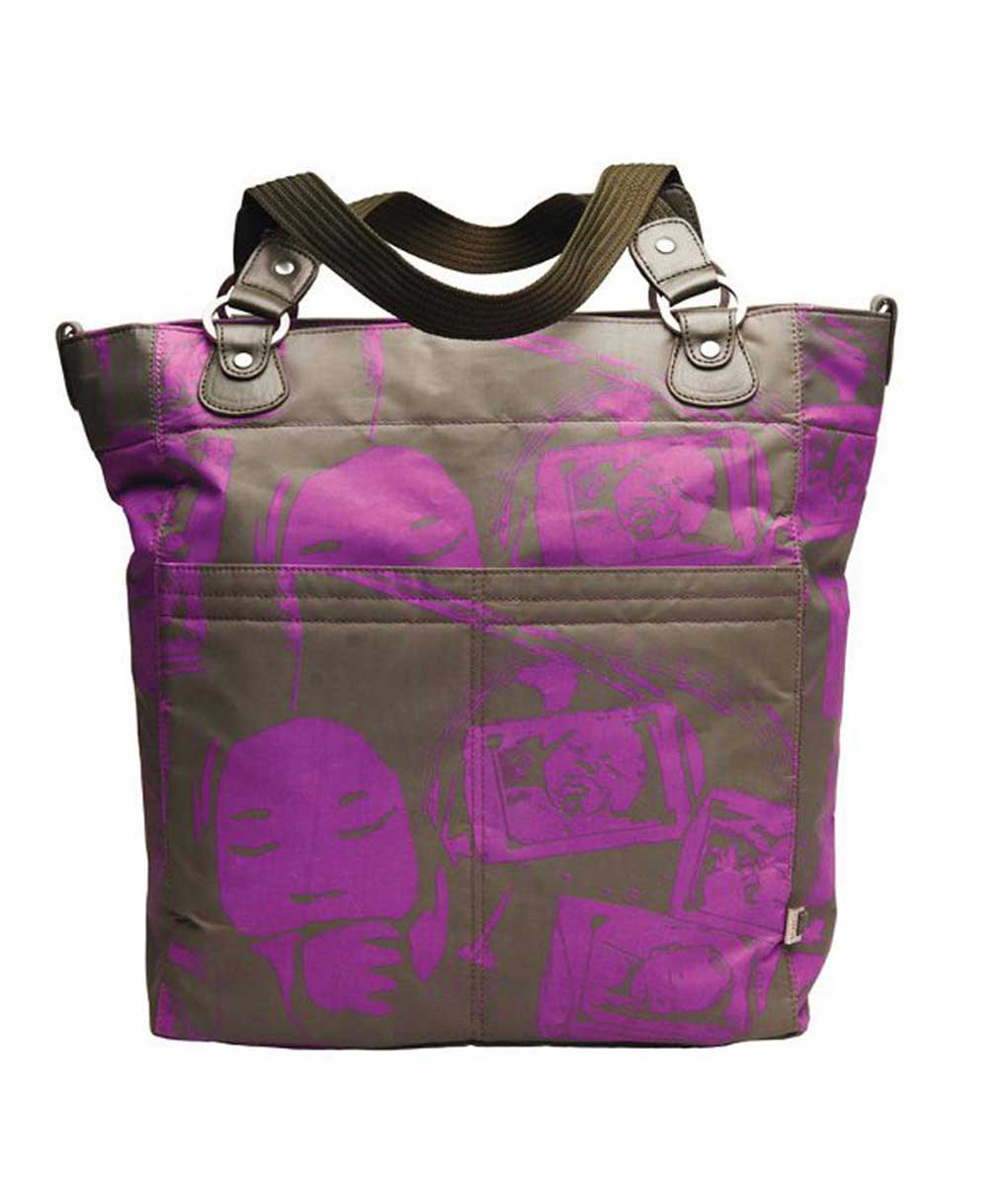 Foto Baby face oioi tote sack olive-violet