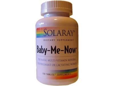 Foto Baby me now solaray 150 tabletas