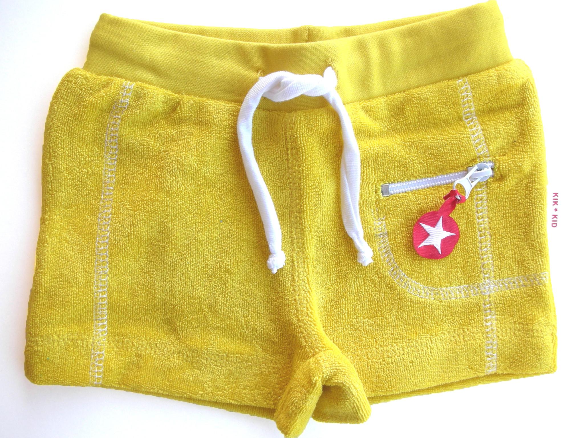 Foto Baby shorts de KIK-KID, pantalón corto amarillo