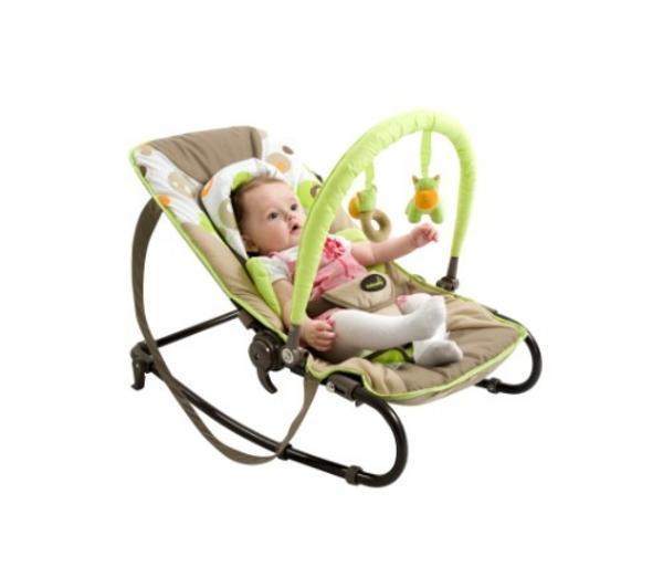 Foto Babymoov Tumbona Bubble simple chocolate/verde