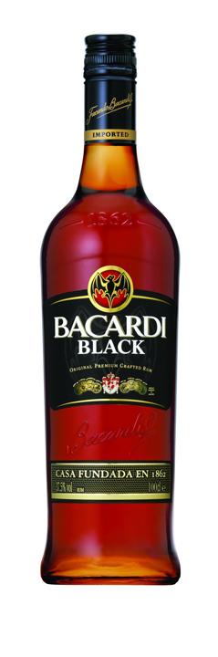 Foto Bacardi Black 1,0 Liter 37,5%vol. (17.80 EUR/L)