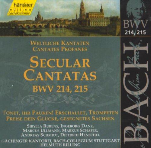 Foto Bach: Secular Cantatas, Bwv 214, 215 (Edition Bachakademie Vol 68) /Rilling