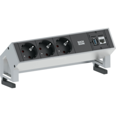 Foto Bachmann Bach DESK2 3xSchutzk. 1xCAT6 1xUSB 0,2m