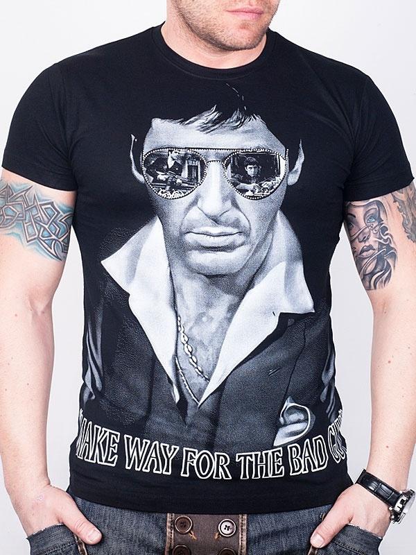 Foto Bad Tony Montana Camiseta - Negro - M