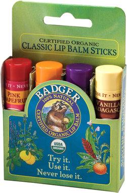 Foto Badger Balm Classic Lipstick Set Green