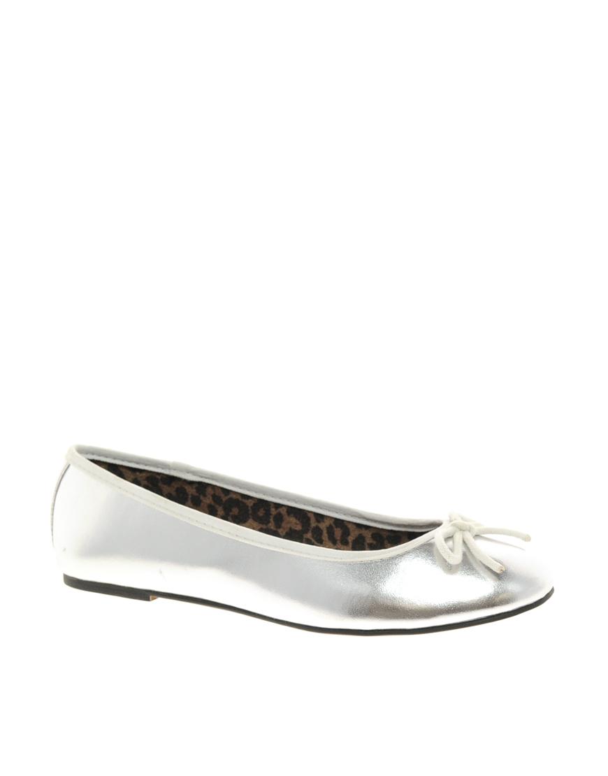 Foto Bailarinas metalizadas de London Rebel Plateado