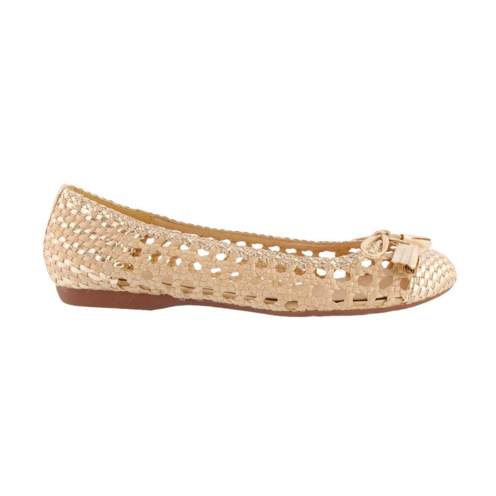 Foto Bailarinas piel trenzada CB-0050 Wonders (Color: BEIGE, Talla: 36)