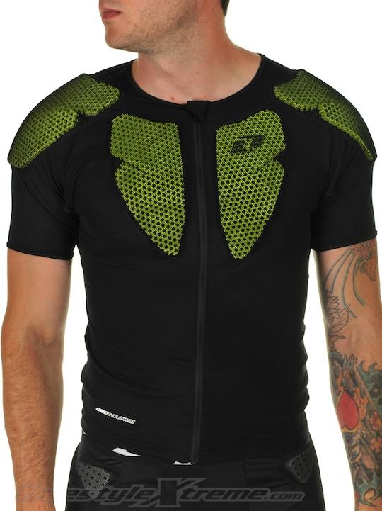 Foto Bajo Protector Btt One Industries Exo Negro Verde