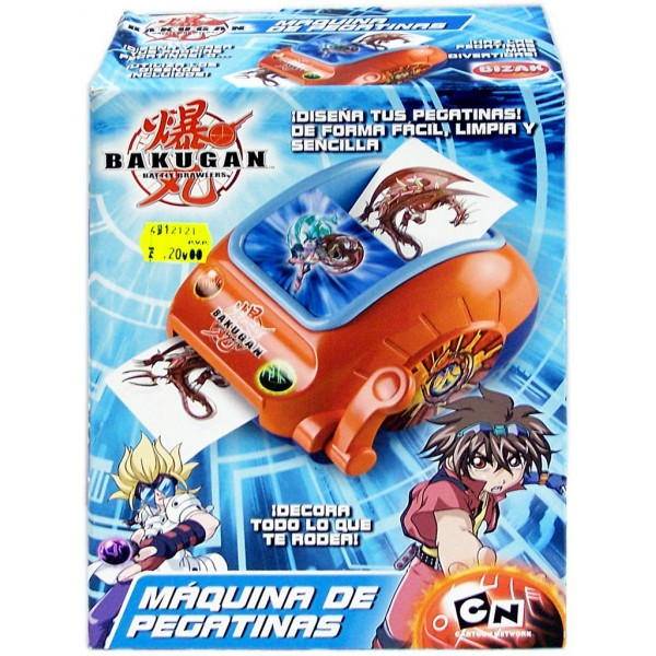 Foto Bakugan máquina de pegatinas