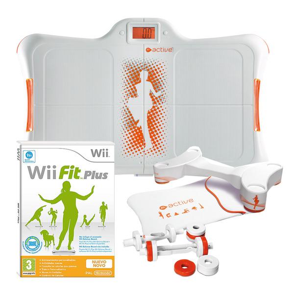 Foto Balance Board Active + Wii fit Plus + Starter Pack Fitness