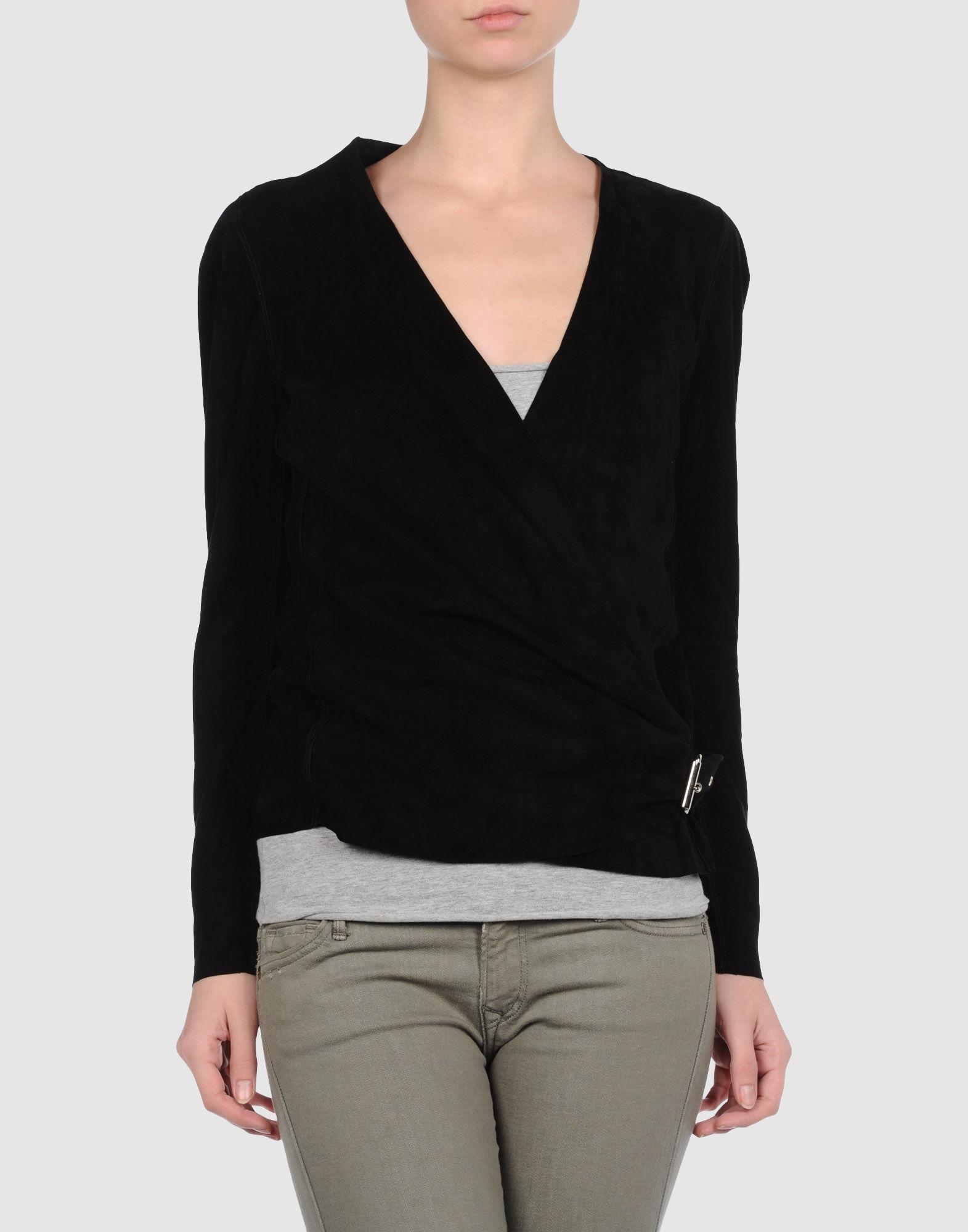 Foto Balmain Chaquetas De Piel Mujer Negro