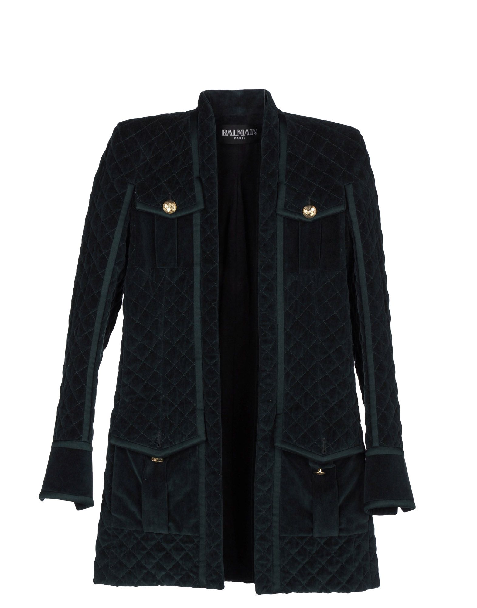 Foto Balmain Chaquetones Mujer Verde oscuro