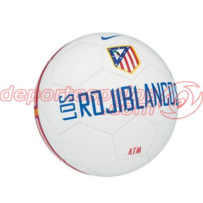 Foto balon/nike:atletico madrid supporters bal 5 white/