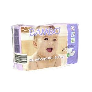 Foto Bambo newborn nappies 28's