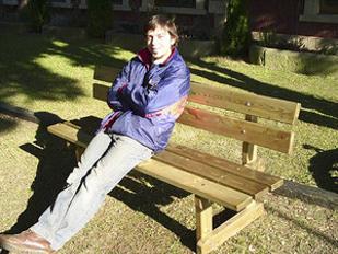 Foto Banco jardín
