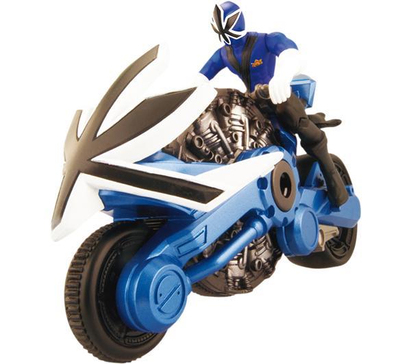 Foto Bandai Power Rangers - Moto Samurai + figura azul