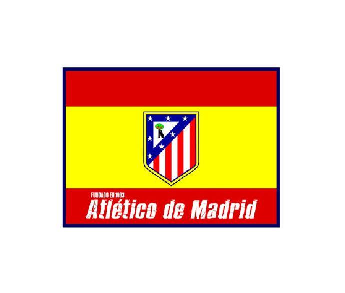 Foto Bandera Atlético de Madrid España
