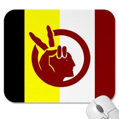 Foto Bandera india americana del movimiento Mouse Pads