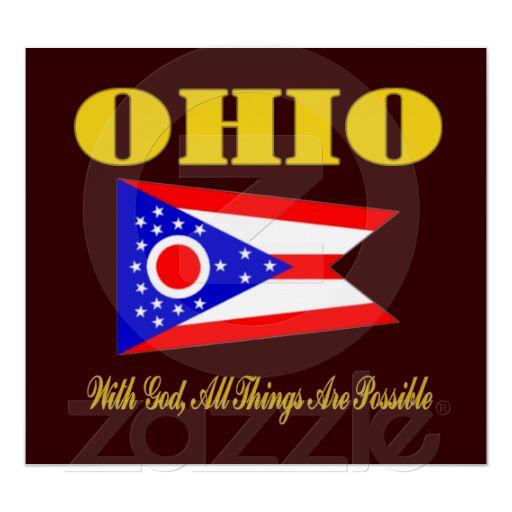 Foto Bandera/lema de Ohio Posters