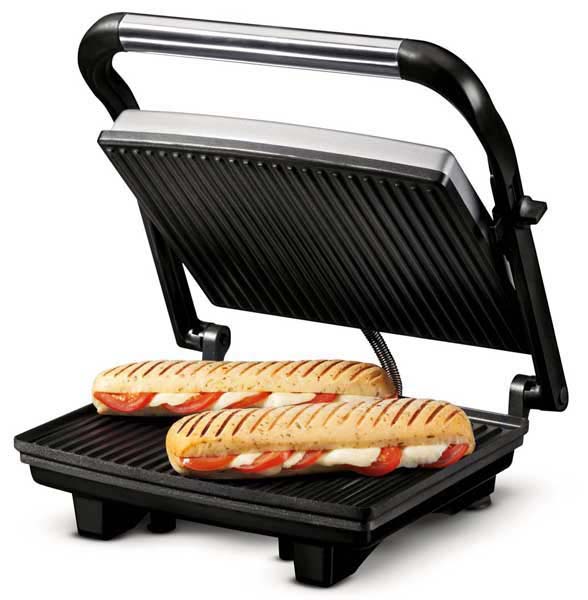 Foto barbacoa - grill princess silver panini toaster