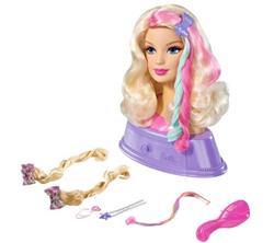 Foto Barbie - cabeza para peinar y accesorios