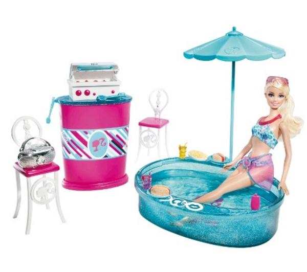 Foto Barbie - muñeca y mobiliario Deluxe - patio