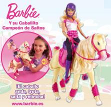 Foto Barbie Caballito Saltador