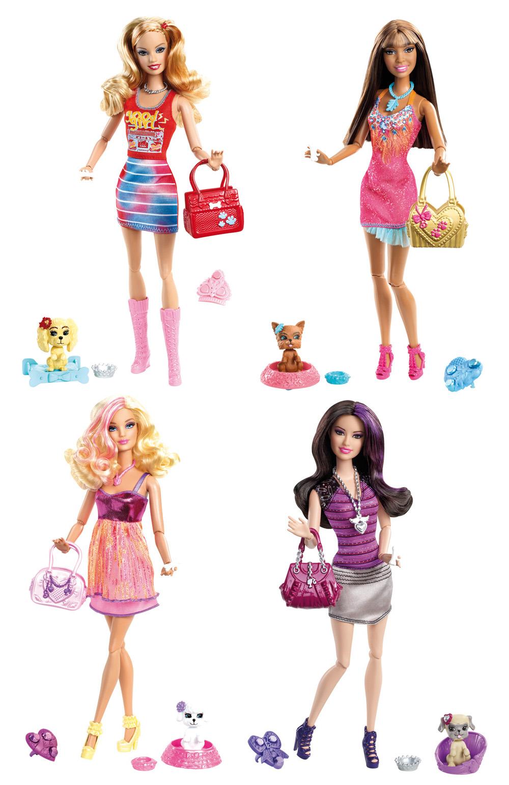 Foto Barbie fshnsta con mascotas x2278