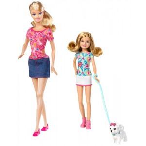Foto Barbie hermana y sus perrito