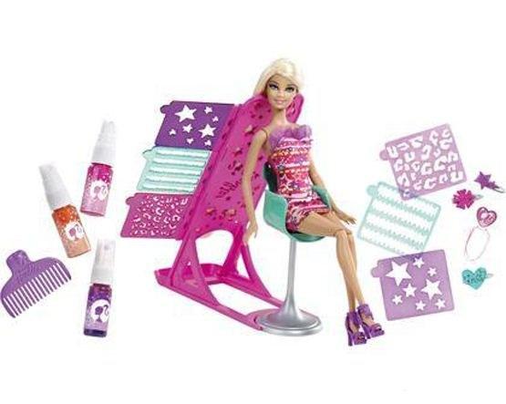 Foto Barbie pelu color y diseño de mattel