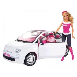 Foto Barbie y su fiat 500