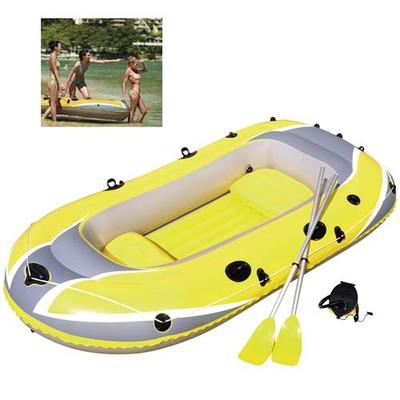 Foto Barca Hinchable Inflable Con Remos + Bomba Inflado 262 X 145 Cm Playa Piscina