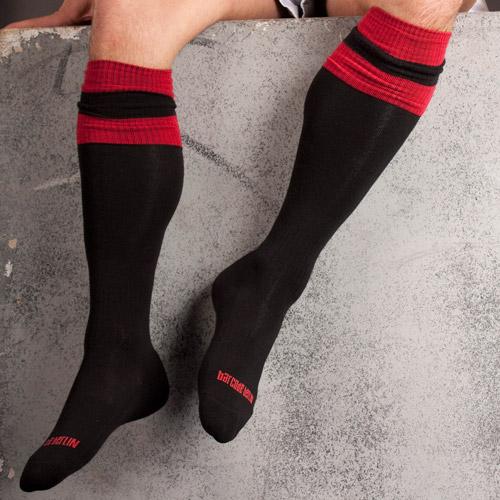 Foto Barcode Berlin Football Socks Negro / Rojo