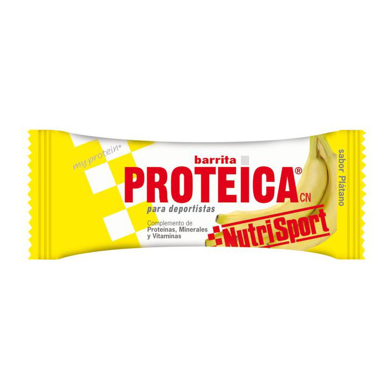 Foto Barrita NutriSport PROTEICA sabor plátano (24 unidades)