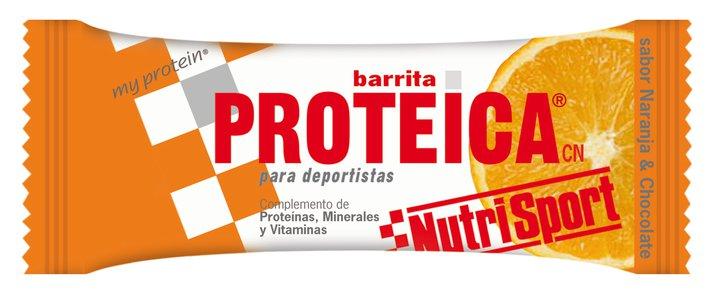 Foto Barrita Proteica NutriSport 46gr Naranja&Chocolate