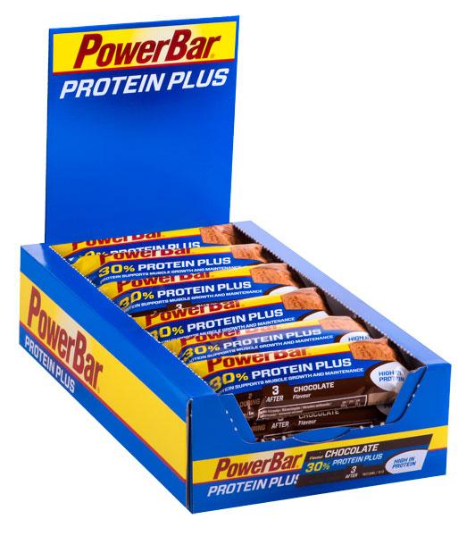 Foto Barritas Powerbar Protein Plus 30 Box 15u Chocolate