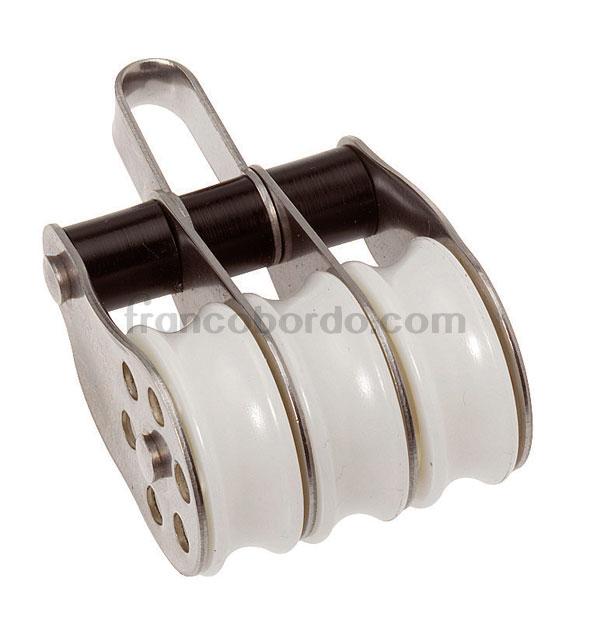 Foto Barton Polea Triple Inox con Anilla