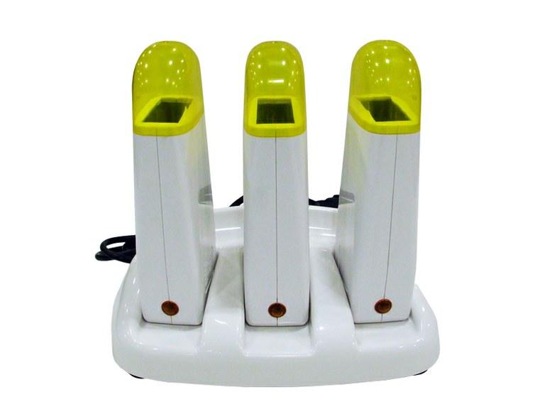 Foto Base con 3 aparatos de depilación de cera tibia profesional bb