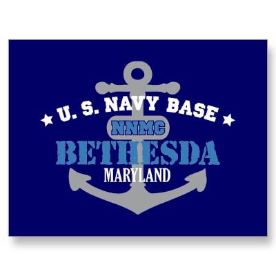Foto Base de Bethesda de la marina de guerra de los E.E Tarjetas Postales