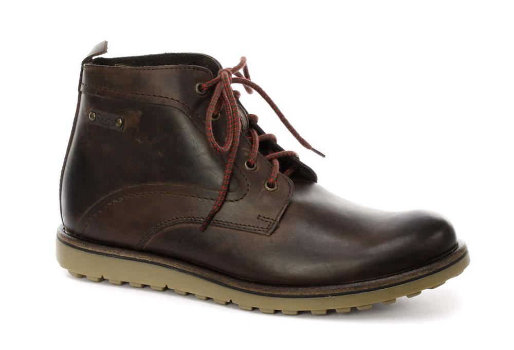 Foto Base London Ash Dark Brown Mens Ankle Boots