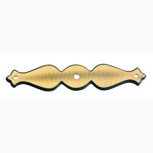 Foto Base placa Pomos de laton bronce mueble clasico