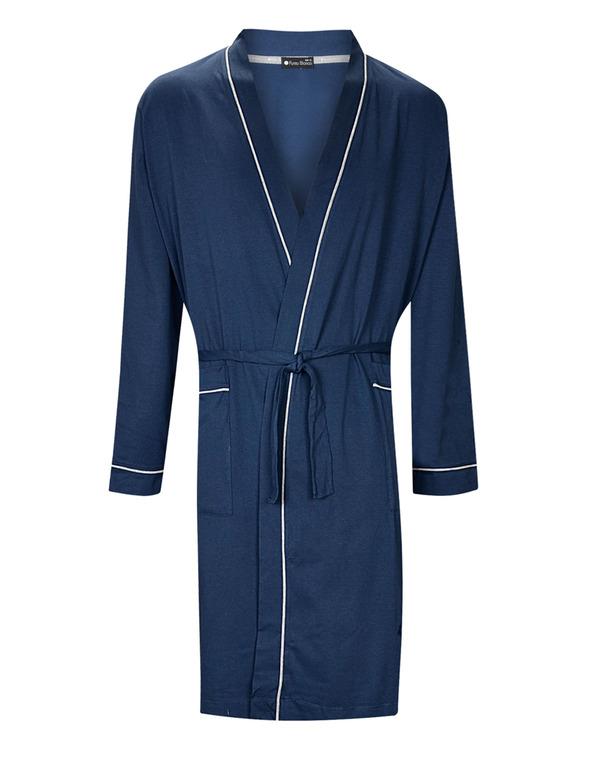 Foto Bata de hombre Punto Blanco