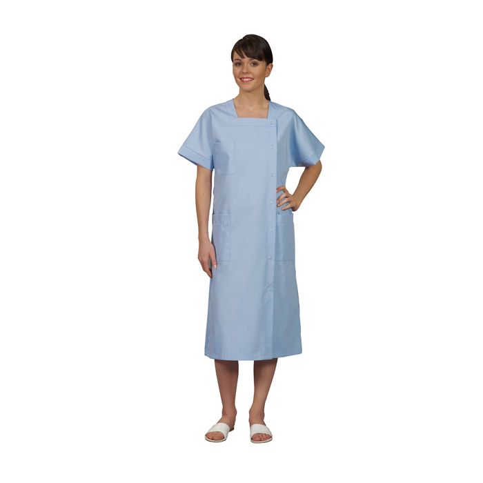 Foto Bata médica para mujer Blepi azul Mulliez