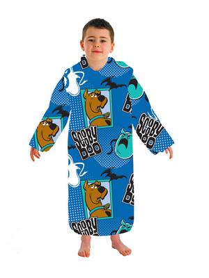 Foto Batamanta Polar Scooby Doo Bata Manta Con Mangas Para Niños