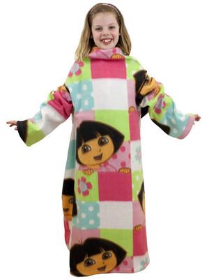 Foto Batamanta Snuggie Manta Con Mangas Y Bolsillo Ninos Dora La Exploradora Buttons