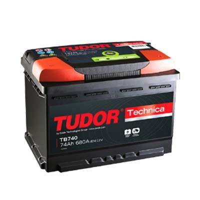 Foto Batería coche Tudor Exide TECHNICA 74Ah, 12V. Borne + derecha.